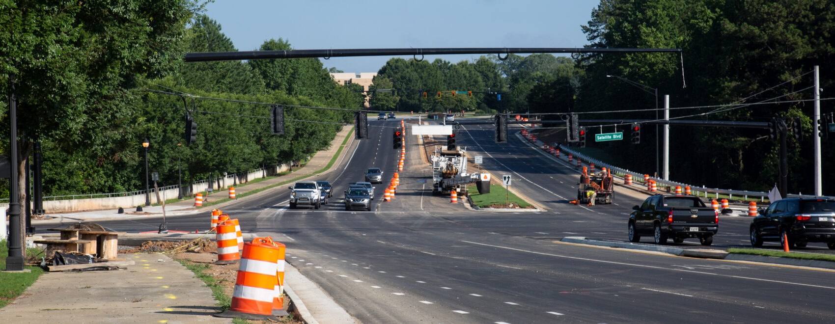 Satellite Boulevard Road Construction