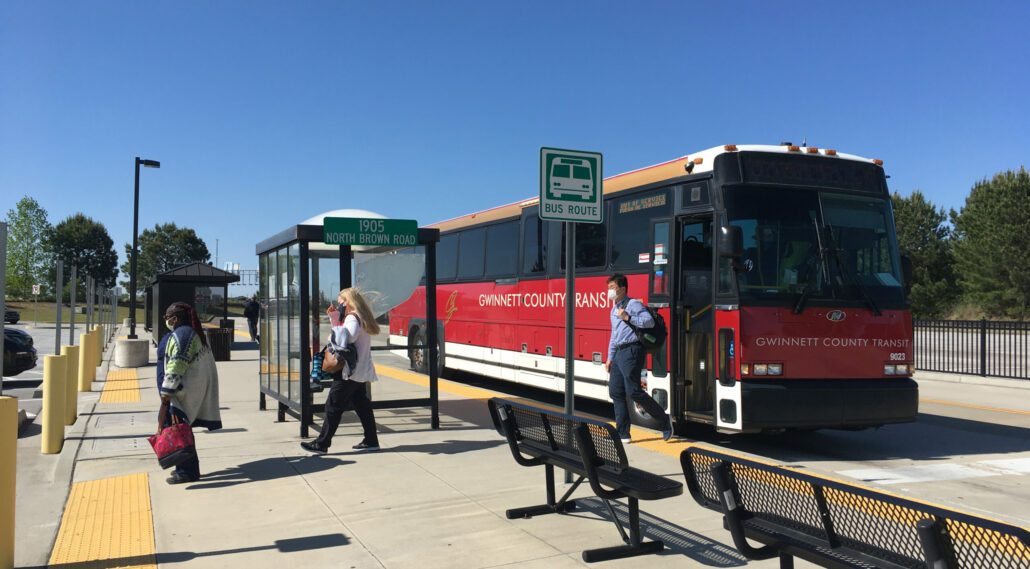 Gwinnett County Transit Bus